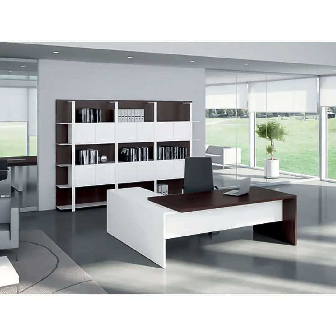 Modern Executive Desk MDF Wood (180 × 75 × 70 cm) MS-12917