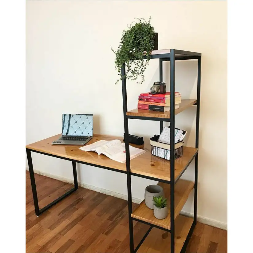 Study Desk High-Quality MDF Wood and Electrostatic Painted Iron MS-12309
