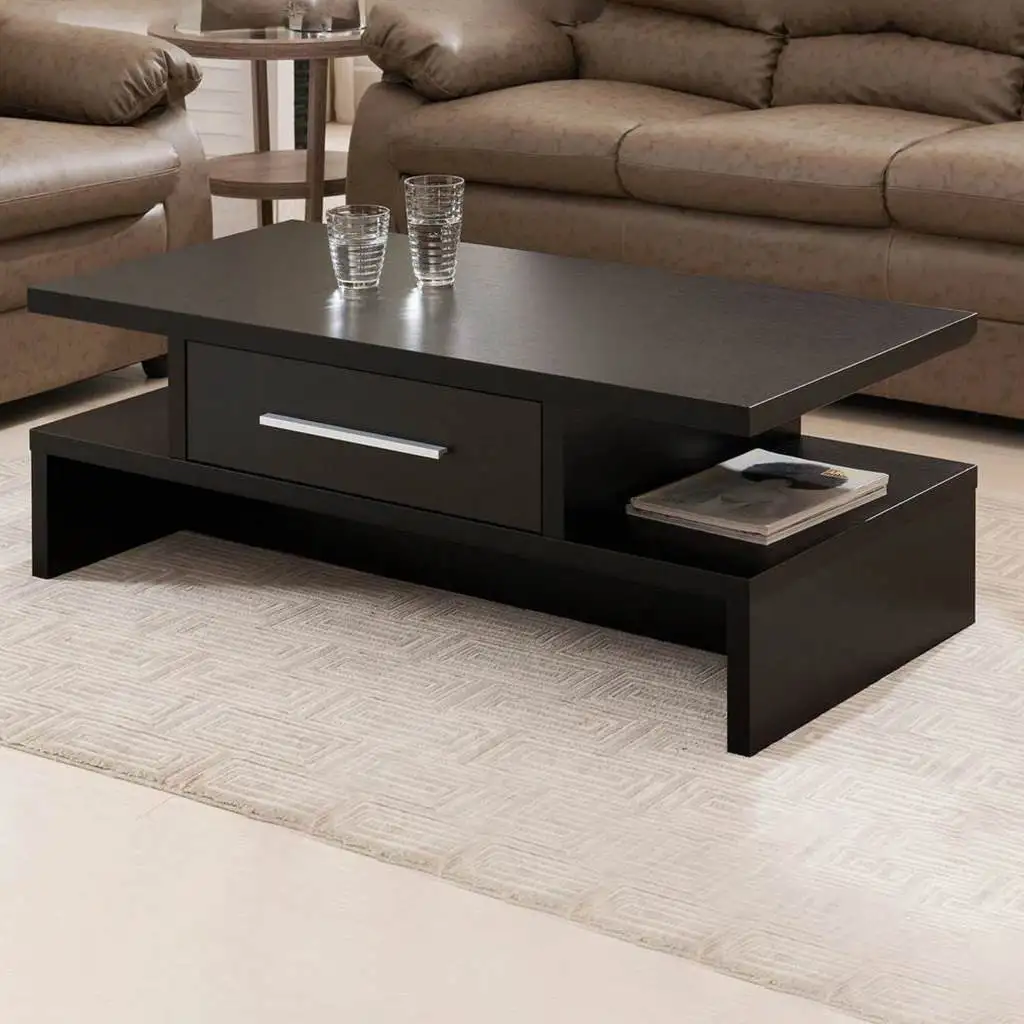 Coffee table with drawer MDF wood MS-8401
