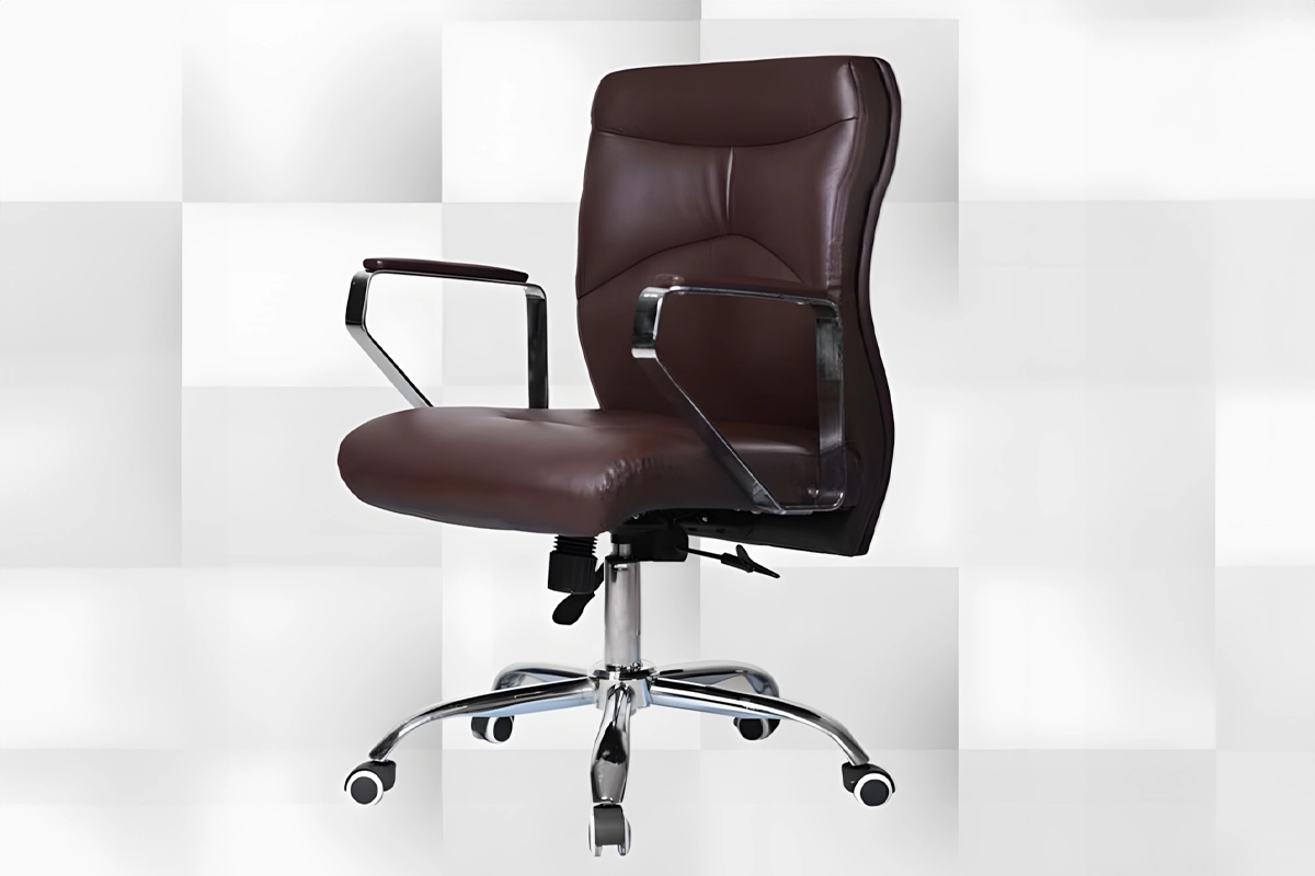 Leather Executive Office Chair with Mid Back MS-13644