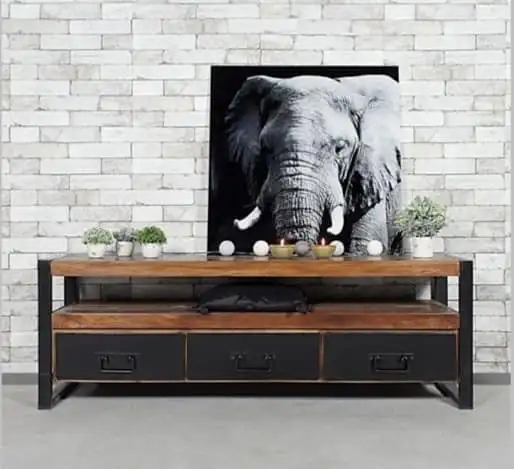 Modern TV unit steel & MDF MS-11823