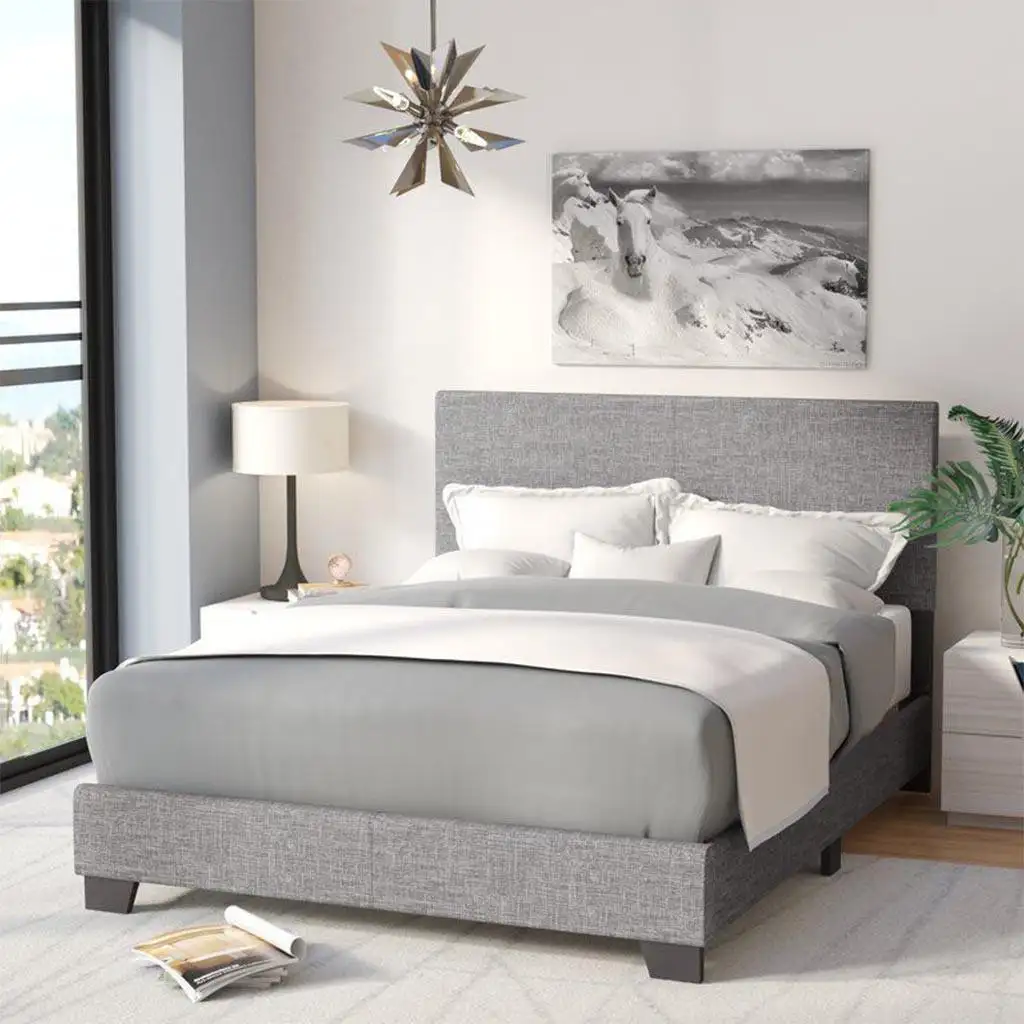 Modern Bed made of Natural Musk Wood MS-9282