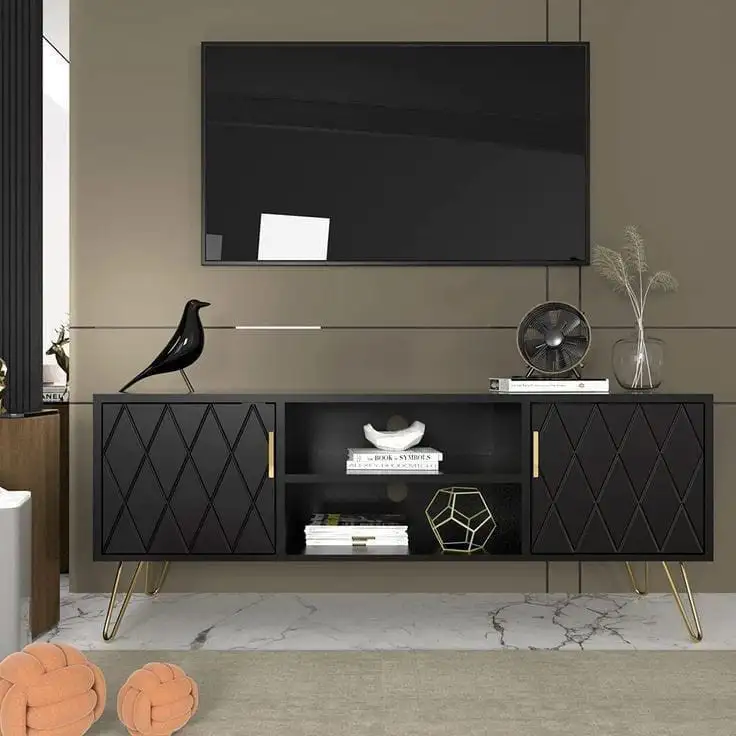 Modern TV unit MDF wood MS-10891