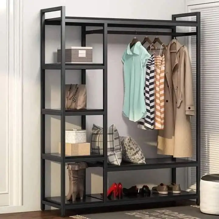 Dressing room made of electrostatically coated iron MS-9538
