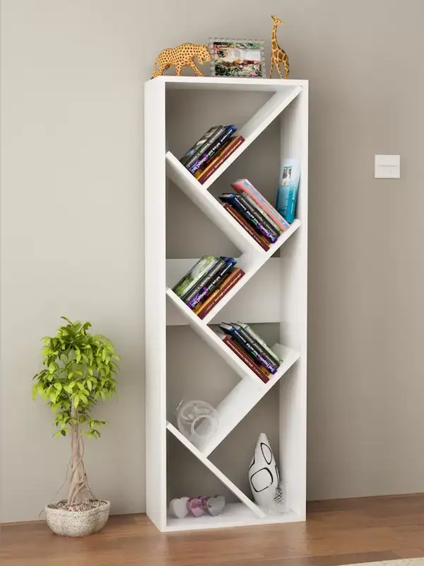 مكتبه ديكور بارفف مائلة للكتب متعددة الاستخدامات خشب MDF مستورد MS-7588