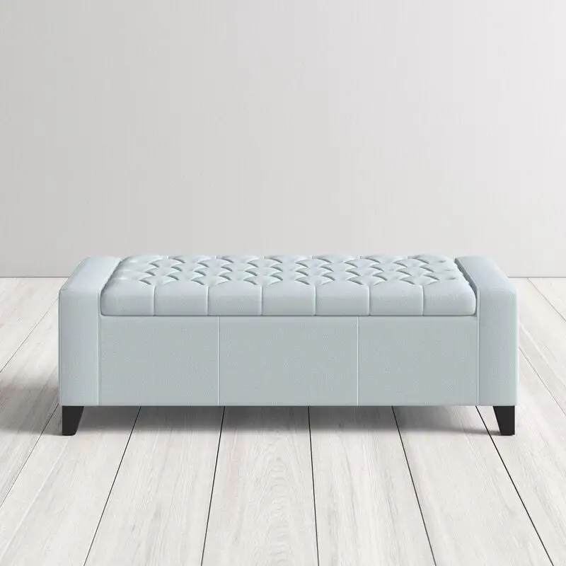 بانكيت كابتونيه بسحارة مودرن خشب MDF وقماش كتان MS-12542