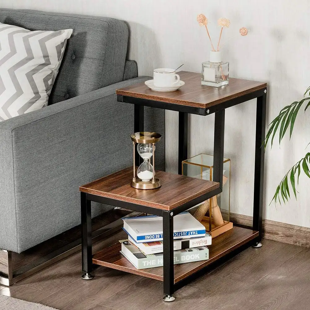 Modern side hospitality table MDF wood with water-resistant melamine layer MS-11542