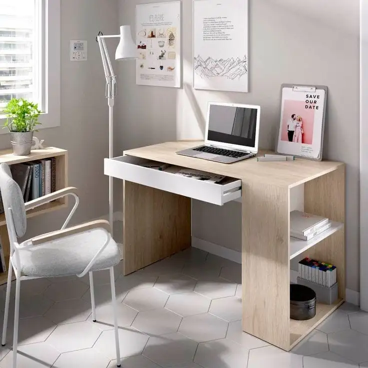Study Desk High-Quality MDF Wood MS-12342