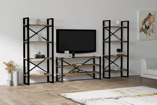 Modern TV unit steel & MDF MS-11831