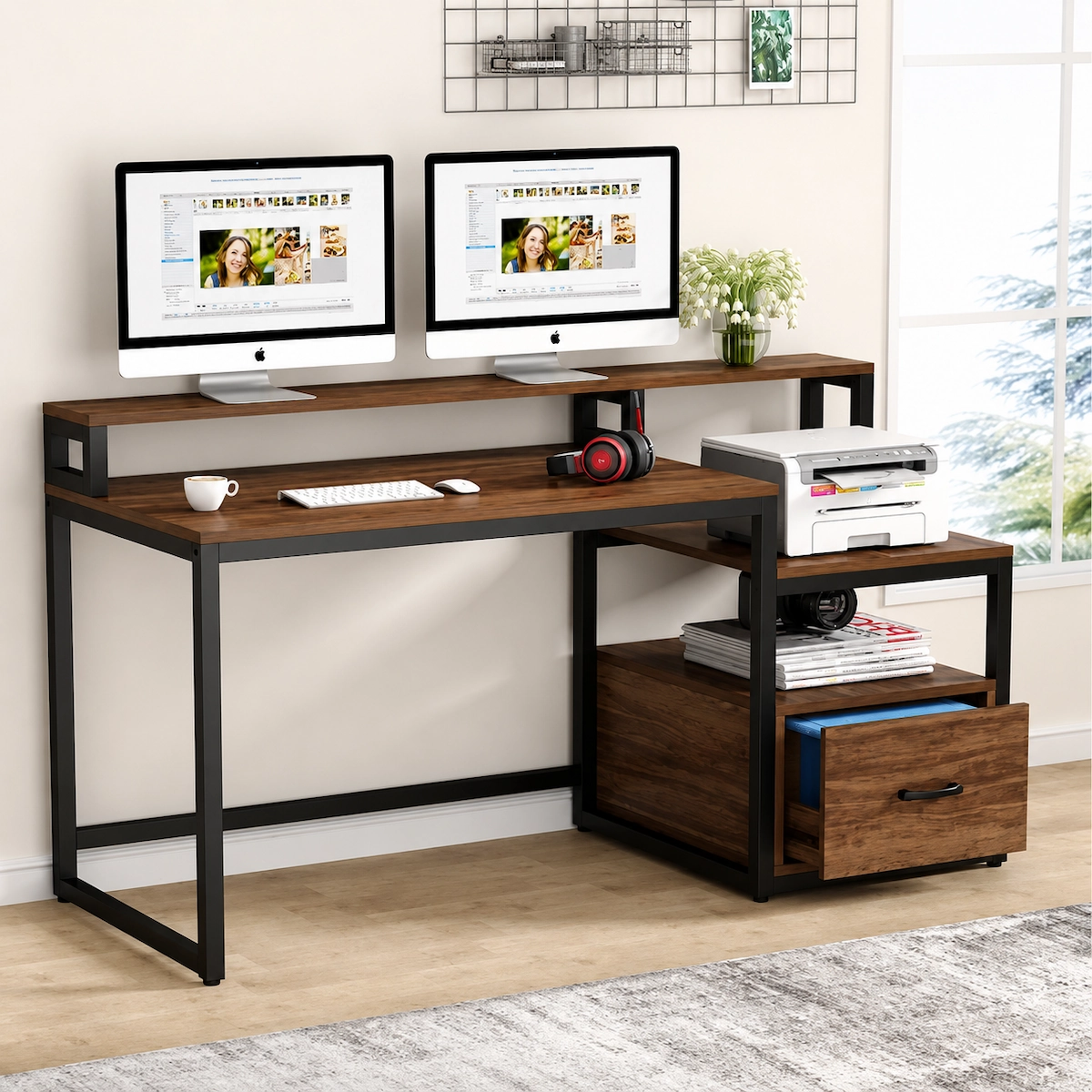 مكتب مودرن خشب MDF عالي الجودة MS-12135