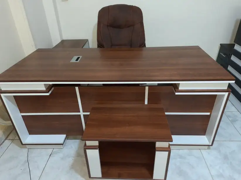 Executive Desk (180 × 75 × 70 cm) with Side Unit MS-12242