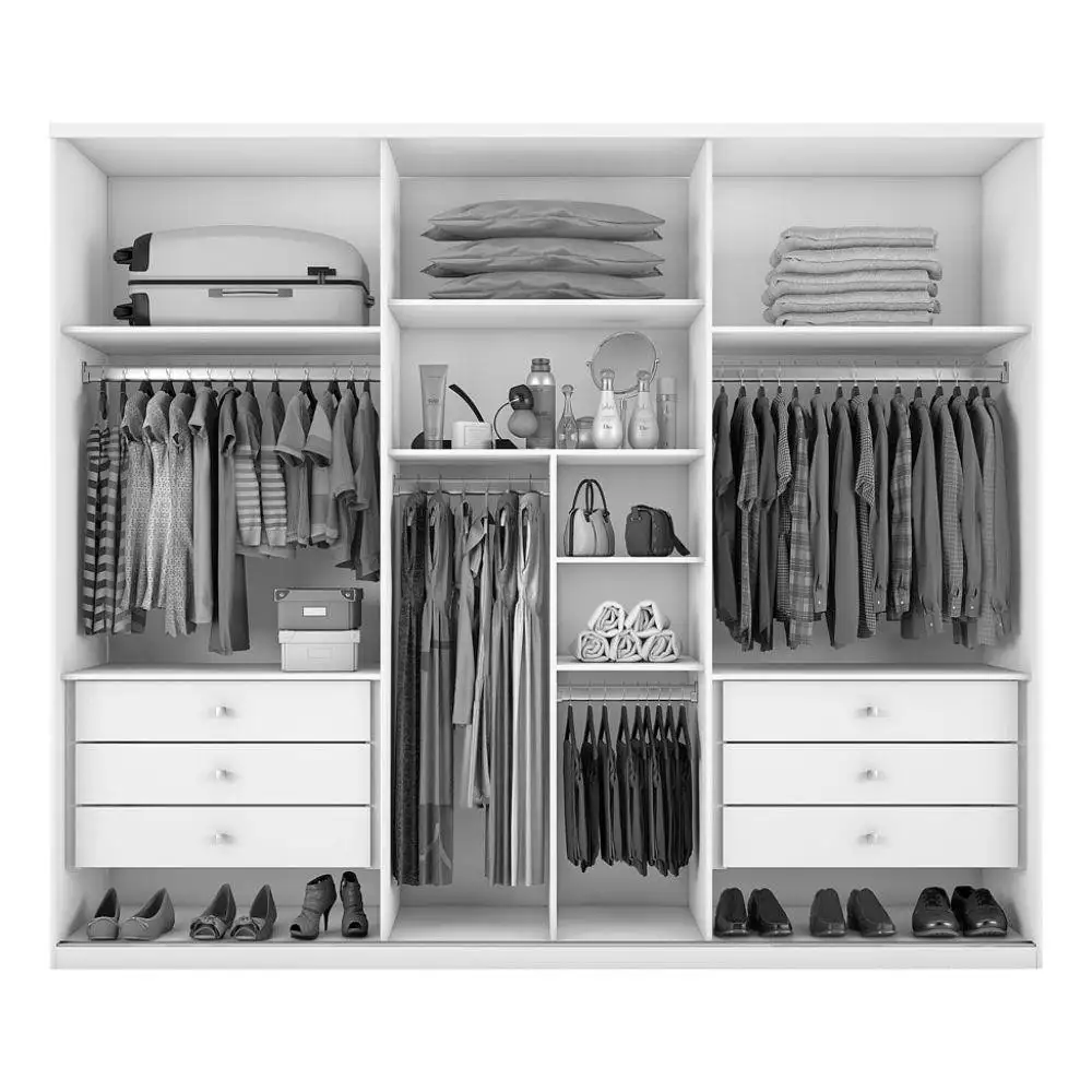 Modern dressing room made of high-quality MDF MS-9554