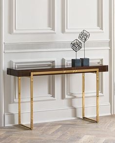 كونسول ديكور جانبي خشب MDF واستالس ستيل MS-7356