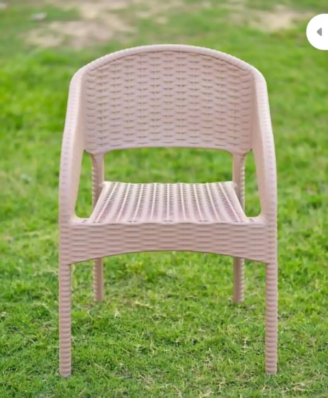 Al-Mamar Chair for Garden and Cafes made of Pure High-Quality Plastic MS-10461