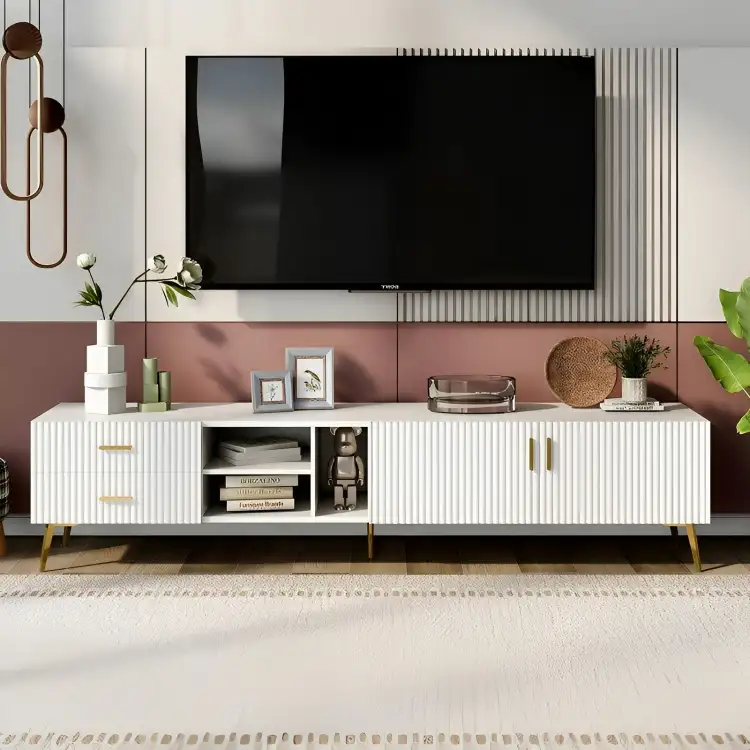 Modern TV unit MDF wood MS-10886