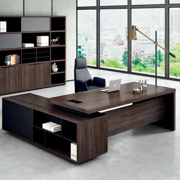 Executive Desk (180 × 75 × 70 cm) with Side Unit MS-12195