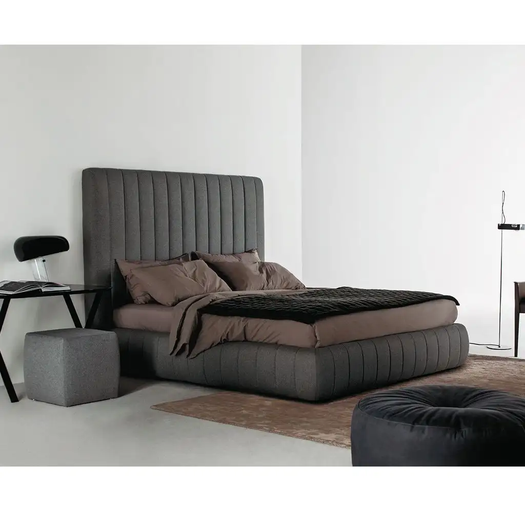 Modern Bed 200x140 cm made of Natural Wood MS-9303