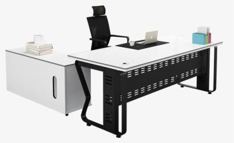 Modern Executive Desk (160 × 80 × 60 cm) with Side Unit MS-10566
