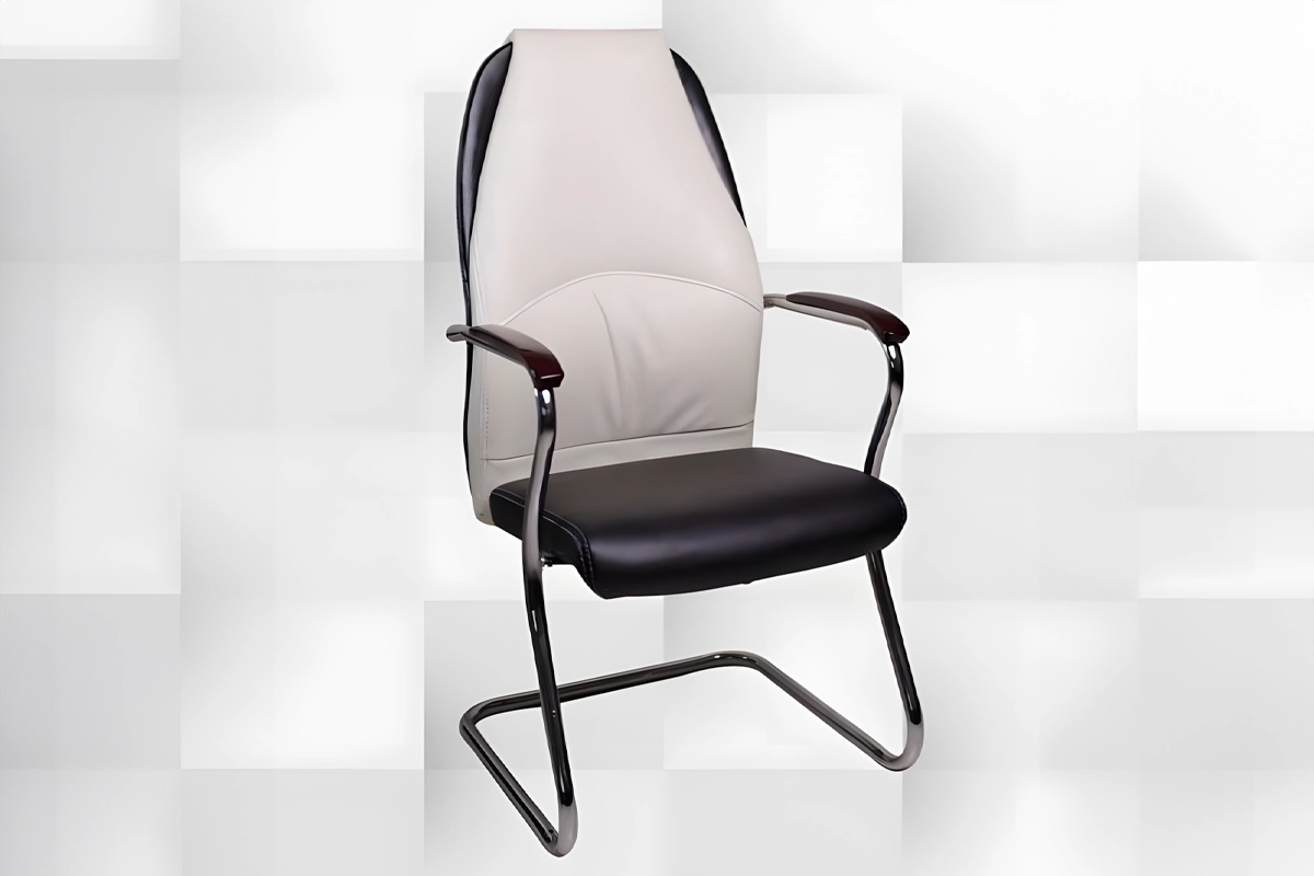 High-quality leather waiting office chair MS-13652