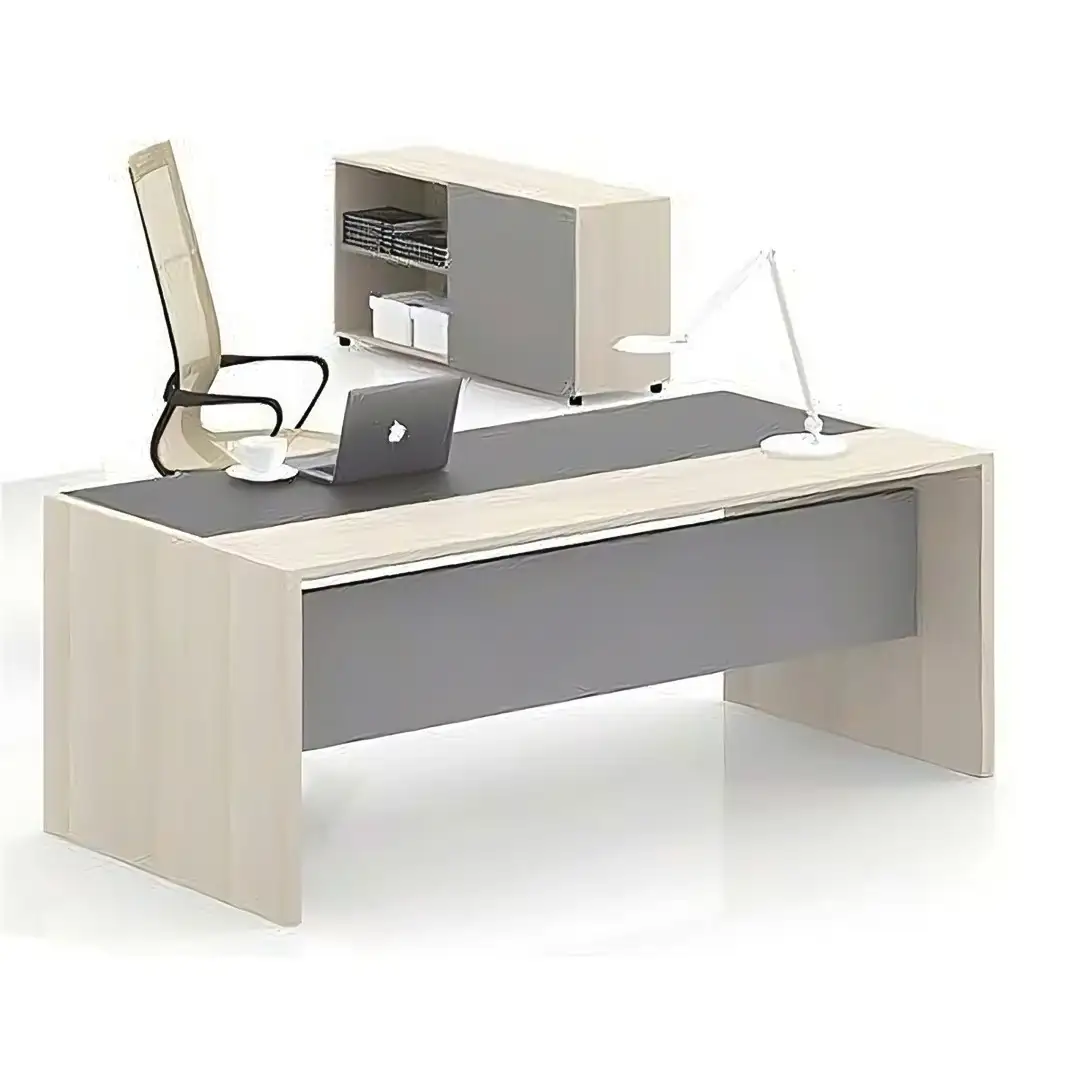 Modern Executive Desk MDF Wood (180 × 75 × 70 cm) MS-12929