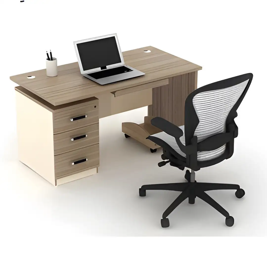 Modern Executive Desk MDF Wood (160 × 75 × 70 cm) MS-12908