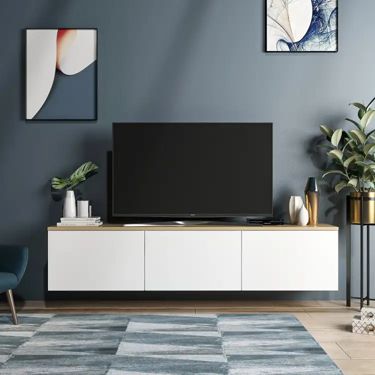 Modern TV unit MDF wood MS-10880