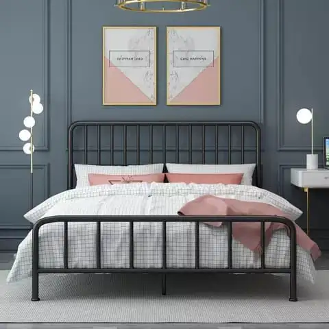 Large Modern Metal Bed MS-9273