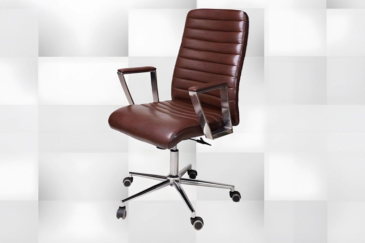 Leather Executive Office Chair with Mid Back MS-13641