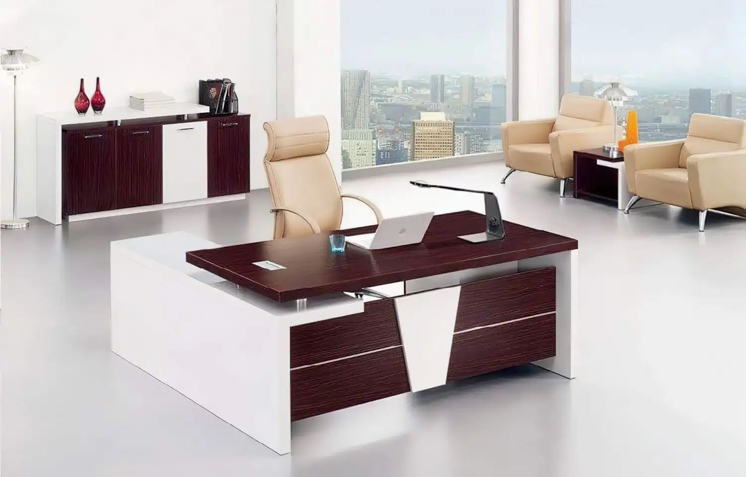 Modern Executive Desk (160 × 75 × 70 cm) MS-7507