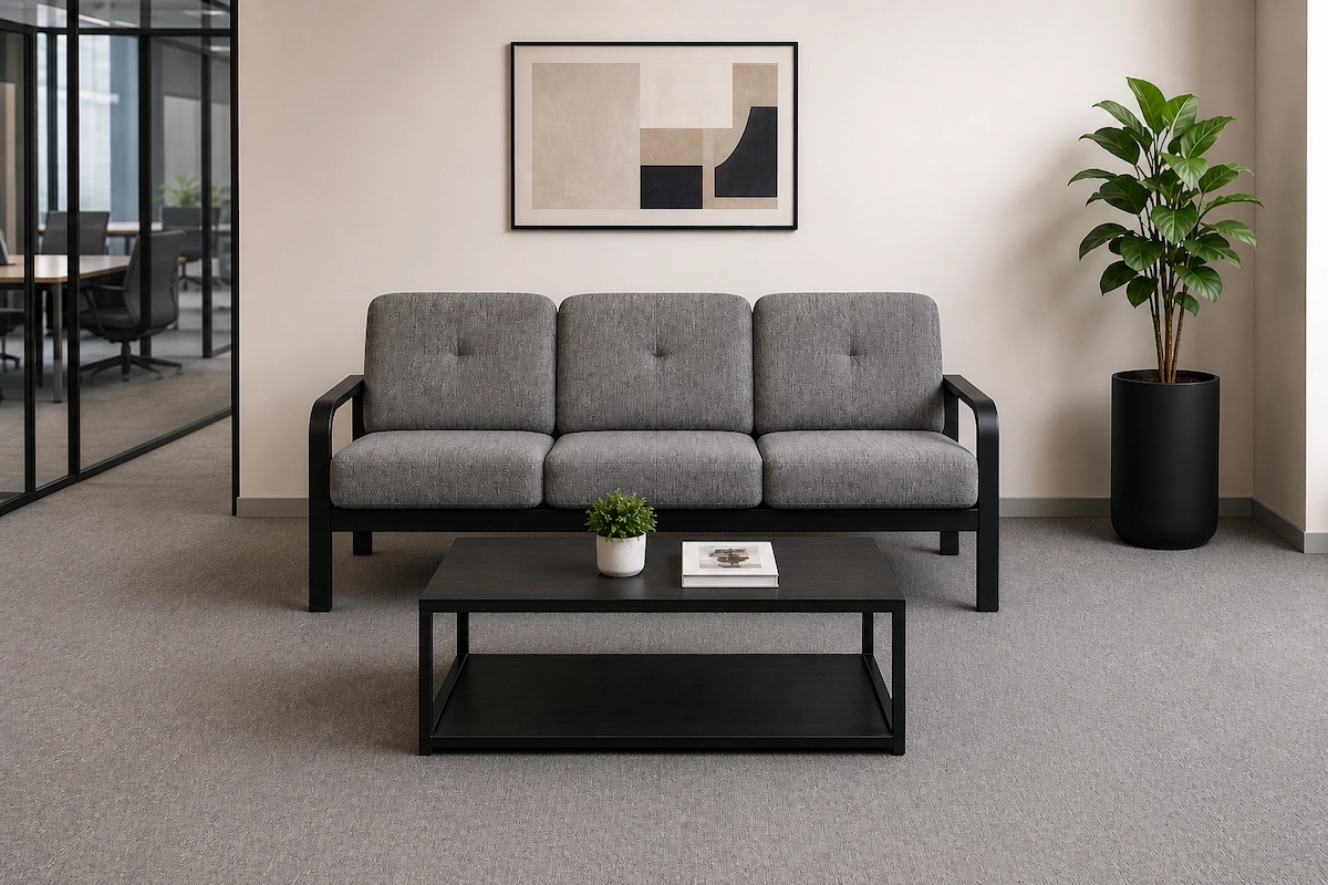3-seater office reception sofa MS-9862