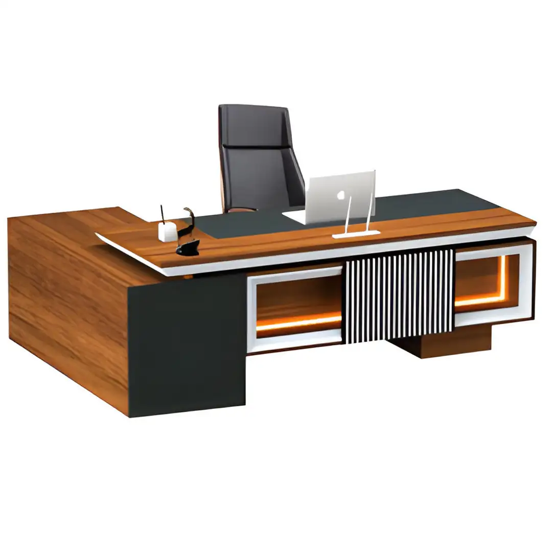 مكتب مدير مودرن خشب MDF (200 × 80 × 75 سم) MS-12941