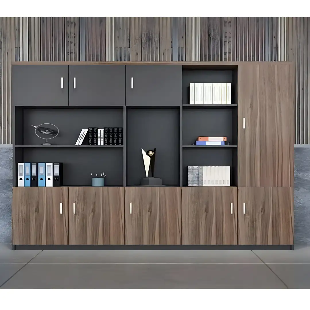 مكتبة ديكور مودرن خشب MDF (200سم × 200سم × 40سم) - MS-12972