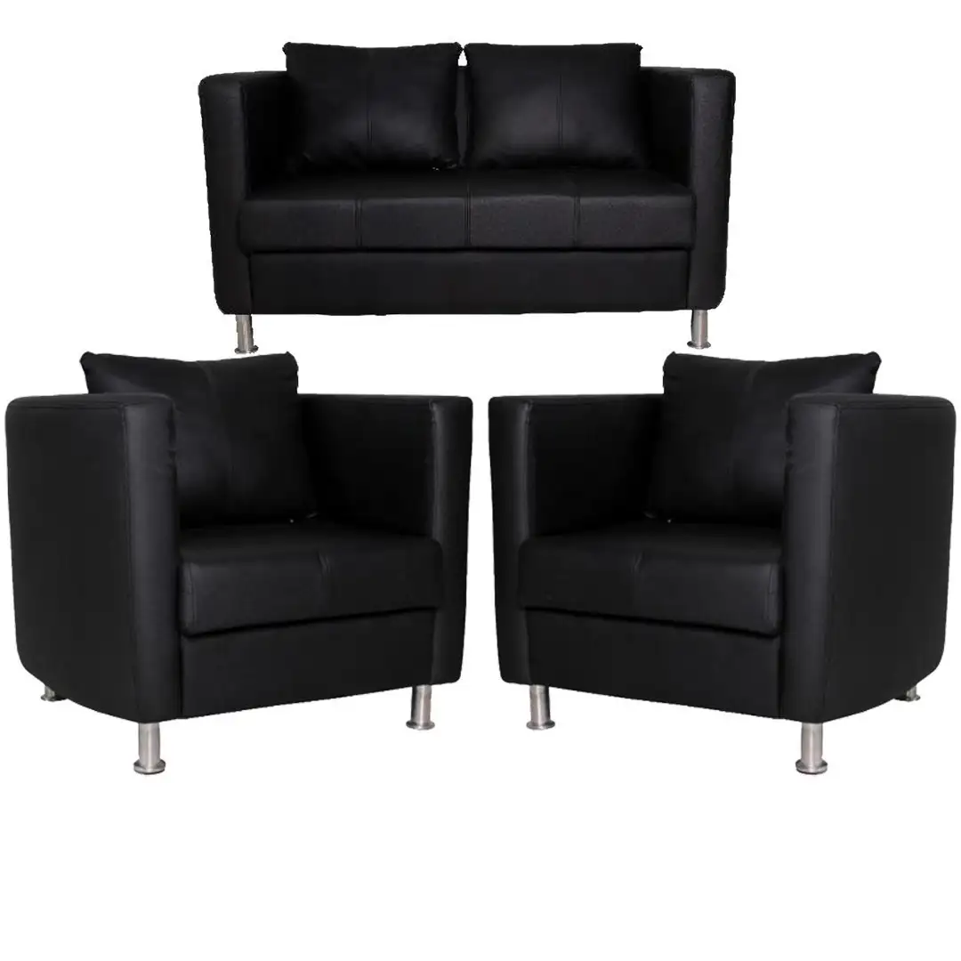 Office Reception Sofa 3-Seater and 2 Armchairs MS-9715