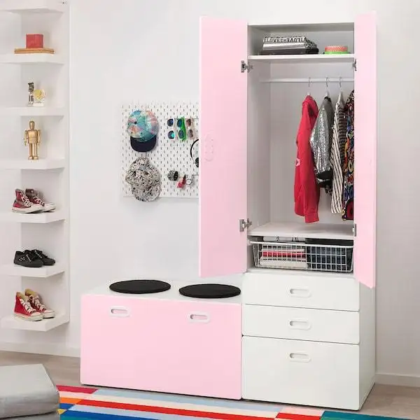 دولاب مودرن مع جزامه مصنوعة من خشب MDF عالي الجودة MS-9583