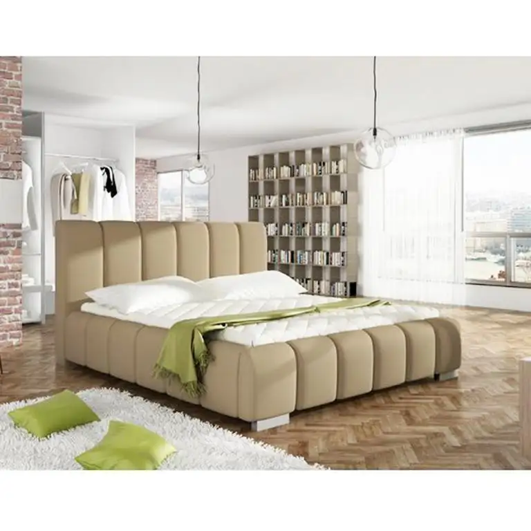 Modern Bed made of Natural Wood MS-9288