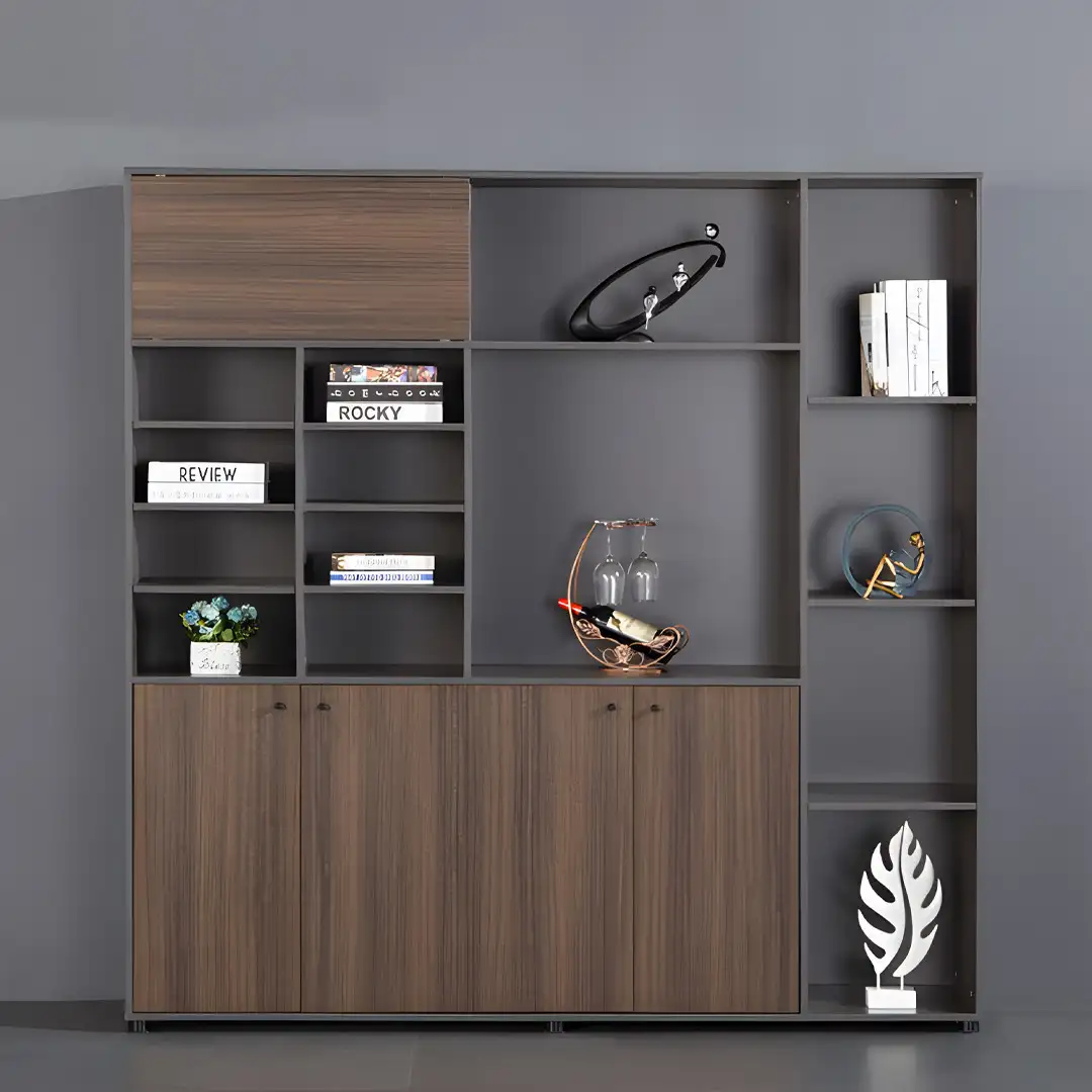 مكتبة ديكور مودرن خشب MDF (240سم × 200سم × 40سم) - MS-12975