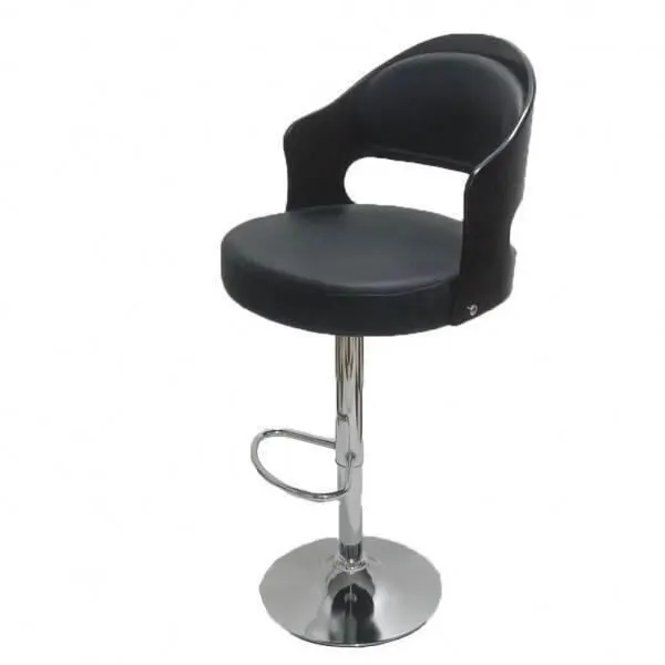 Hydraulic bar stool, plywood, imported anti-peeling leather, MS-8932