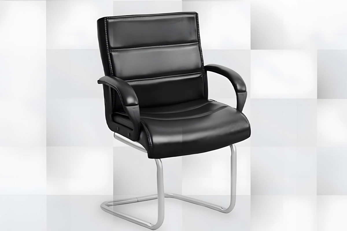 High-quality leather waiting office chair MS-13668