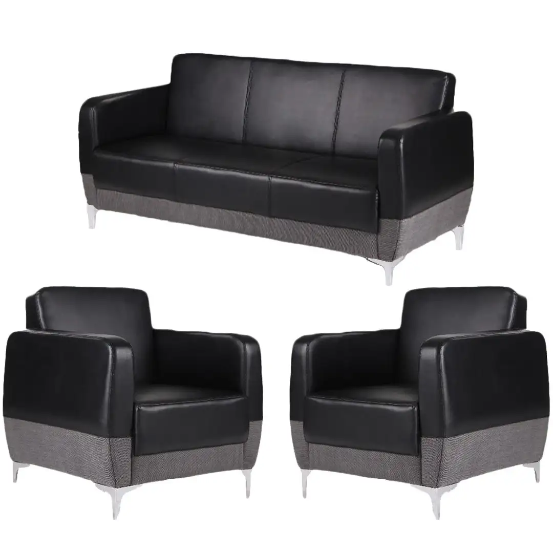 Office Reception Sofa 3-Seater and 2 Armchairs MS-9722