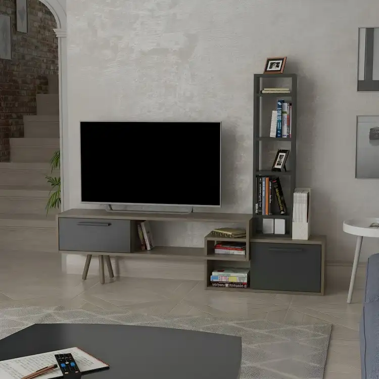 Modern TV unit MDF wood MS-10878