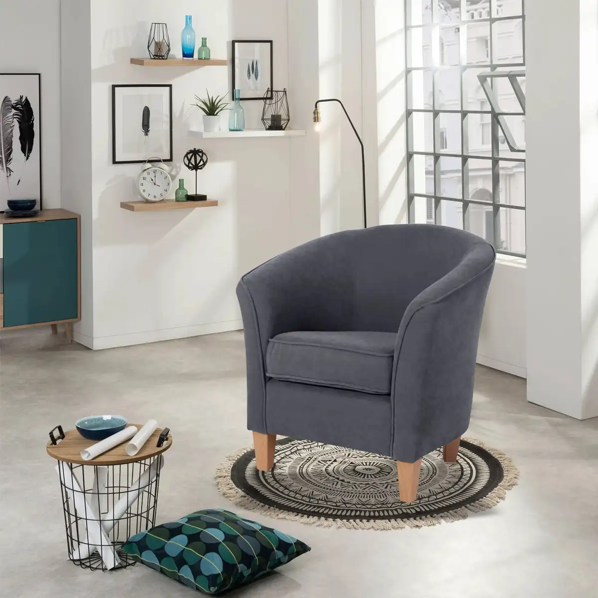 Armchair, plywood wood MS-8185