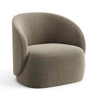 Armchair, natural plywood wood MS-8937